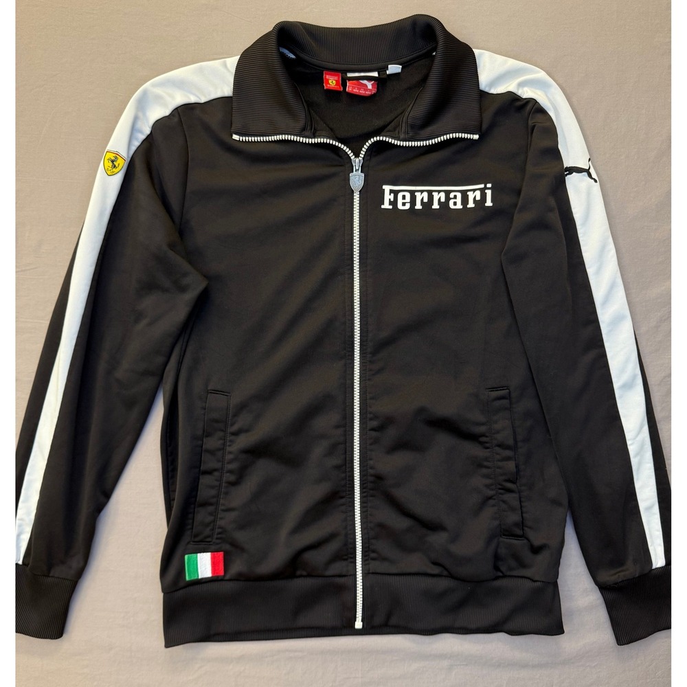 Puma x Scuderia Ferrari Formula 1 Team Black Track Jacket M